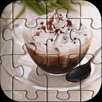 HD Dessert Jigsaw Puzzle Game Affiche