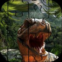 Dinosaur Monster Jigsaw Puzzle HD Game Affiche
