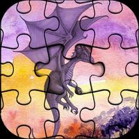 Dragon Jigsaw Puzzle FREE Affiche