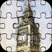 Beautiful London Jigsaw Puzzle Game Plakat