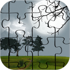 Best Moon Jigsaw Puzzle Game آئیکن