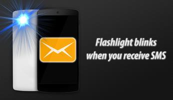 Lampe de poche sur SMS Affiche