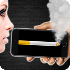 Fumer au téléphone icône