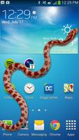 snake inside phone ポスター
