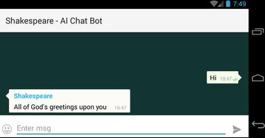 Shakespeare - AI Chat Bot capture d'écran 1