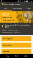 HELP Prevent Suicide الملصق