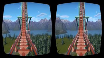 VR 용 롤러 코스터 포스터