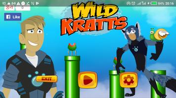 Wild hero Kratts Adventure Run Affiche