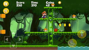 Super Nod's World Jungle Adventure Classic Game 截图 1