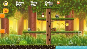 Boy Adventure World Run Super Game captura de pantalla 2