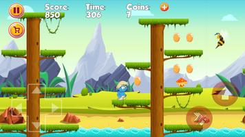 Super Smurf of World Jungle Adventure captura de pantalla 2