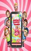 Sweet Candy game with rainbow magic world free:kid تصوير الشاشة 2