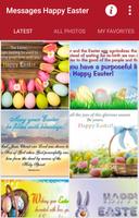Messages Happy Easter Affiche