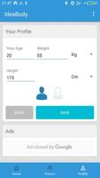 IdeaBody - BMI Calculator and Weight Tracker capture d'écran 3