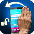 Wave hand to lock phone ícone