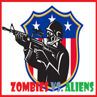 Американский Воин против зомби иконка
