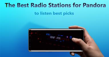 Best Of Radio Stations for Pandora Music tutor Plakat