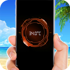Futuristic thermometer-icoon
