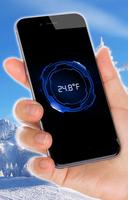 برنامه‌نما Futuristic thermometer عکس از صفحه