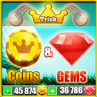 gems and coins for Golf Clash cheats simulator icône