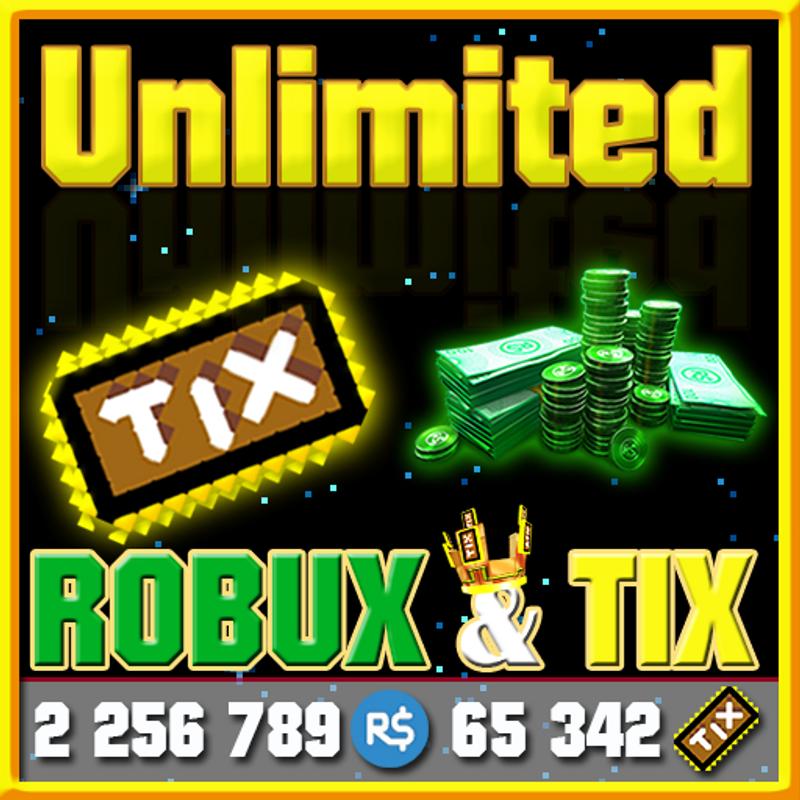 Unlimited Robux And Tix For Roblox Simulator For Android Apk Download - unlimited robux and tix for roblox simulator captura de pantalla 3