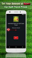 Free Unlimited Coins and Gems for Golf Clash Prank capture d'écran 3