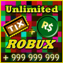 Unlimited Robux and Tix For roblox Prank APK