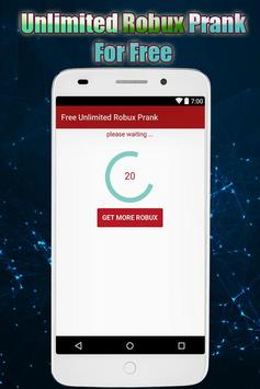 Unlimited Robux And Tix For Roblox Prank For Android Apk Download - unlimited robux and tix for roblox prank ØªØµÙˆÙŠØ± Ø§Ù„Ø´Ø§Ø´Ø© 5