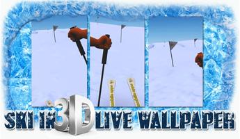 Snow SKI in 3D Live Wallpaper Cartaz