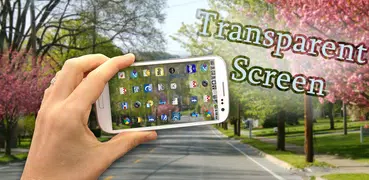 transparent Handy-Bildschirm