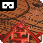 Roller coaster VR POV 3D icon