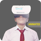 VR Videos 3D Animated Movies أيقونة