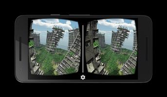 VR التخلي عن المدينة 360 الملصق