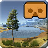 VR walk around the lake