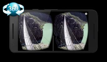vidéos VR avec vue à 360 ° Affiche