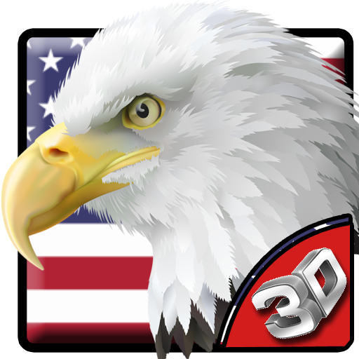 3D American Eagle Soar Theme