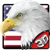 3D American Eagle Soar Theme biểu tượng