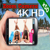 zoom camera 4K HD icon