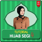 Tutorial Hijab Segi Empat icône