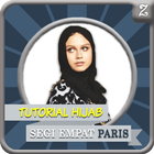 Tutorial Hijab Segi Empat Paris icône