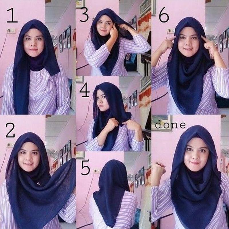 Tutorial Hijab Segi Empat Paris Für Android Apk Herunterladen