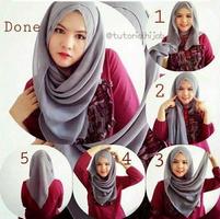 Tutorial Hijab Segi Empat Paris screenshot 2