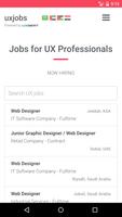 UX Jobs capture d'écran 1