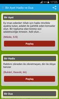 Bir Ayet Hadis ve Dua capture d'écran 2