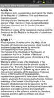 Constitution of Uzbekistan capture d'écran 2