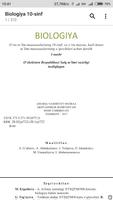 Biologiya 10-sinf الملصق