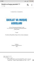 Davlat va huquq asoslari 11 bài đăng