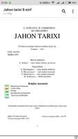 Jahon tarixi 8-sinf poster