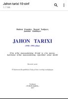 Poster Jahon tarixi 10 sinf (1918 – 1