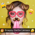 Lenses for snappy selfies & Stickers Fun:SnapFun